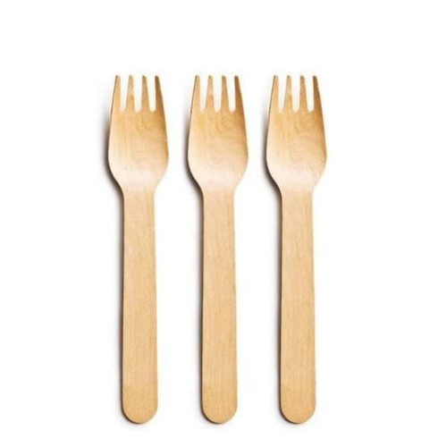 Wooden forks pcs - wooden, 1-pcs