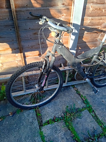 Mountain bike black - in,