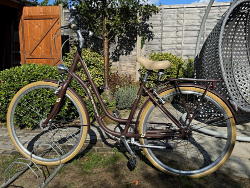 Women brown step through - brown, step-through