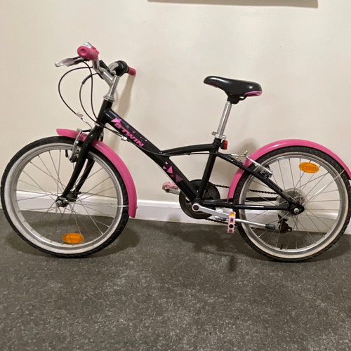 Kids bike black pink - kids, in